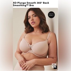 Push up plunge bra